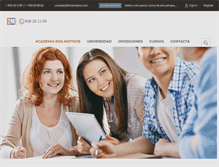 Tablet Screenshot of dosmotivos.com